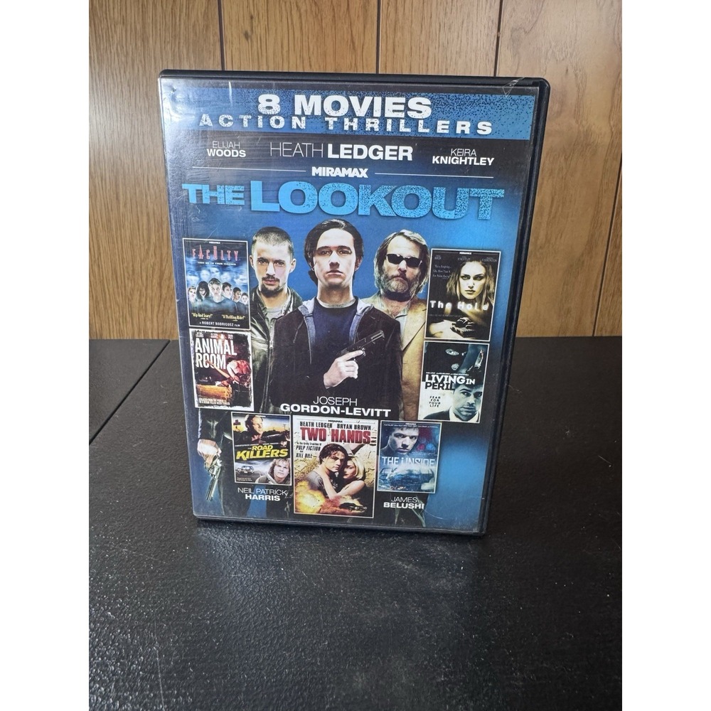Heath Ledger 8 ACTION THRILLERS DVD 2 DISC SET THE LOOKOUT, THE HOLE, TWO HANDS